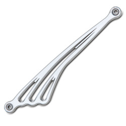 PartzBiz HD 19-912 - Arlen Ness Deep Cut Flat Shift Rod Linkage Chrome Billet ไปข้างหน้า Harley Davidson PartzBiz HD 19-912 - Arlen Ness Deep Cut Flat Shift Rod Linkage Chrome Billet ไปข้างหน้า Harley Davidson