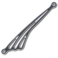 PartzBiz HD 19-913 - Arlen Ness Deep Cut Flat Shift Rod Linkage Black Billet Forward Harley Davidson PartzBiz HD 19-913 - Arlen Ness Deep Cut Flat Shift Rod Linkage Black Billet Forward Harley Davidson