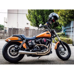 PartzBiz HD 1D1SS - Bassani Road Rage 3 Exhaust 2 into 1 Pipe Harley Dyna 1991-2017 Stainless Steel PartzBiz HD 1D1SS - Bassani Road Rage 3 Exhaust 2 into 1 Pipe Harley Dyna 1991-2017 Stainless Steel