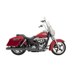 PartzBiz HD 1D28R - Bassani Chrome Road Rage 2 Into 1 Megaphone Exhaust System Harley Dyna 12-16 FLD PartzBiz HD 1D28R - Bassani Chrome Road Rage 2 Into 1 Megaphone Exhaust System Harley Dyna 12-16 FLD