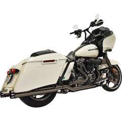 PartzBiz HD 1F13MT - Bassani True Dual Black Mercury Mufflers Exhaust System Pipes Harley Touring 17+ PartzBiz HD 1F13MT - Bassani True Dual Black Mercury Mufflers Exhaust System Pipes Harley Touring 17+