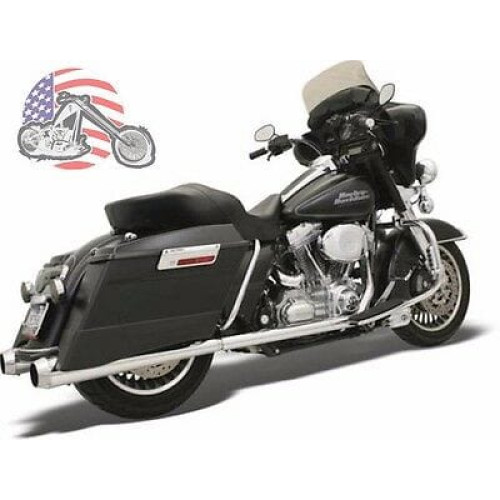 PartzBiz HD: 3474779-Bassani Chrome Bagger Stepped True Duals Power Curve Mega Exhaust Harley Touring PartzBiz HD: 3474779-Bassani Chrome Bagger Stepped True Duals Power Curve Mega Exhaust Harley Touring