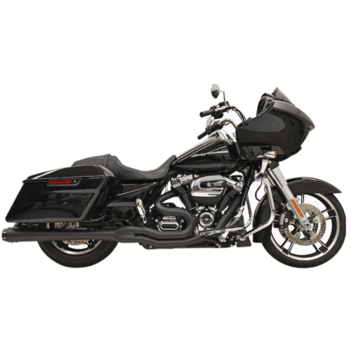 PartzBiz HD: 3443848-Bassani Black Road Rage 2 into 1 Exhaust Pipe 4” Megaphone 17+ Harley Touring PartzBiz HD: 3443848-Bassani Black Road Rage 2 into 1 Exhaust Pipe 4” Megaphone 17+ Harley Touring