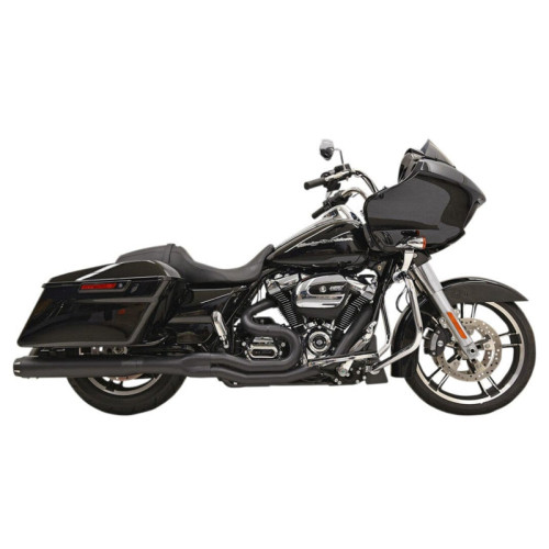PartzBiz HD: 3443846-Bassani Black Road Rage 2 into 1 Exhaust Pipe 4 Straight Can 17+ Harley Touring PartzBiz HD: 3443846-Bassani Black Road Rage 2 into 1 Exhaust Pipe 4 Straight Can 17+ Harley Touring