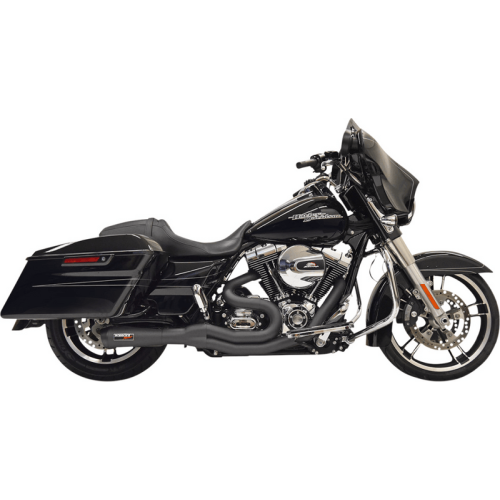 PartzBiz HD: 3489213-Bassani Mega Road Rage II 2-into-1 Exhaust Kit Black 4” Mid Harley Touring 99-06 PartzBiz HD: 3489213-Bassani Mega Road Rage II 2-into-1 Exhaust Kit Black 4” Mid Harley Touring 99-06