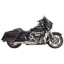 PartzBiz HD 1F61C - Bassani Mega Road Rage II 2-into-1 Exhaust Kit Chrome 4” Mid Harley Bagger 99-06 PartzBiz HD 1F61C - Bassani Mega Road Rage II 2-into-1 Exhaust Kit Chrome 4” Mid Harley Bagger 99-06