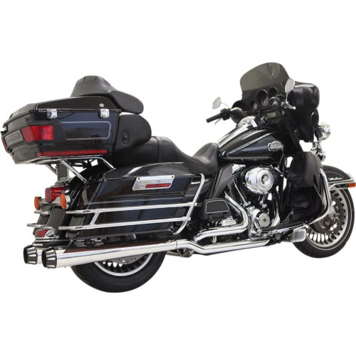 PartzBiz HD: 3443960-Bassani Chrome True Dual Down Under Exhaust w/ Megaphone Mufflers Harley Touring PartzBiz HD: 3443960-Bassani Chrome True Dual Down Under Exhaust w/ Megaphone Mufflers Harley Touring