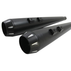 PartzBiz HD 1F66RB - Bassani Black True Dual Down Under Exhaust w/ Megaphone Mufflers Harley Touring PartzBiz HD 1F66RB - Bassani Black True Dual Down Under Exhaust w/ Megaphone Mufflers Harley Touring