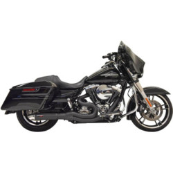 PartzBiz HD 1F68B - Black Bassani 2 into 1 Road Rage II Hot Rod Turnout Exhaust System 07-16 Touring PartzBiz HD 1F68B - Black Bassani 2 into 1 Road Rage II Hot Rod Turnout Exhaust System 07-16 Touring
