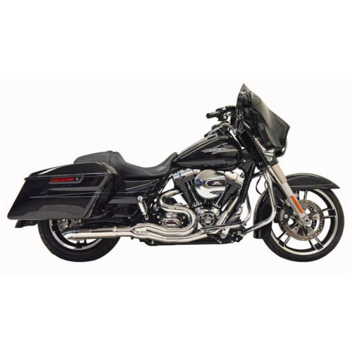 PartzBiz HD: 3476609-Chrome Bassani 2 into 1 Road Rage Hot Rod Turnout Exhaust System Harley Touring PartzBiz HD: 3476609-Chrome Bassani 2 into 1 Road Rage Hot Rod Turnout Exhaust System Harley Touring
