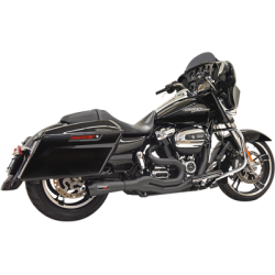 PartzBiz HD 1F72M - Bassani Road Rage II 2-into-1 Mid Exhaust System Pipe Black Harley Touring 2017+ PartzBiz HD 1F72M - Bassani Road Rage II 2-into-1 Mid Exhaust System Pipe Black Harley Touring 2017+