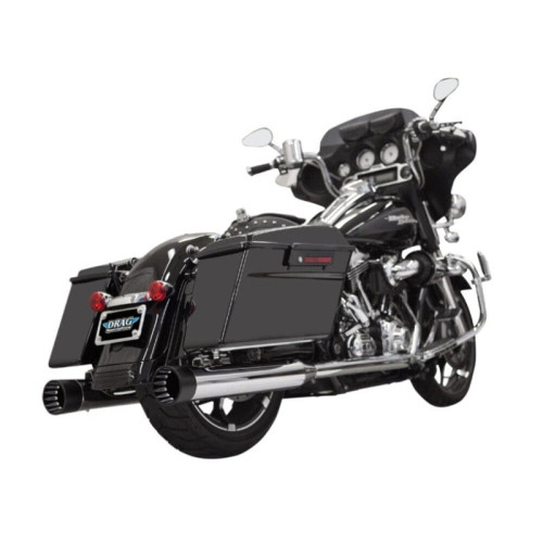 PartzBiz HD: 3442976-Bassani 4” DNT Straight Can Chrome Black Bagger Exhaust Mufflers Harley Touring PartzBiz HD: 3442976-Bassani 4” DNT Straight Can Chrome Black Bagger Exhaust Mufflers Harley Touring