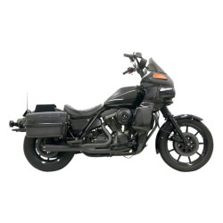 PartzBiz HD 1FXRFB - Black Bassani 2 into 1 Road Rage Exhaust Pipe FXR Floorboards or Mid Controls PartzBiz HD 1FXRFB - Black Bassani 2 into 1 Road Rage Exhaust Pipe FXR Floorboards or Mid Controls