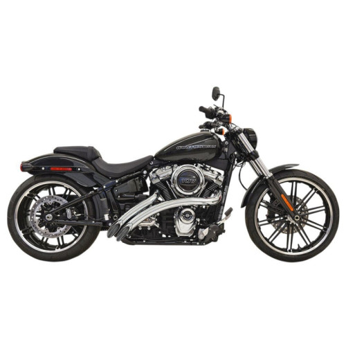 PartzBiz HD: 3443895-Bassani Chrome 2” Radius Street Sweeper Exhaust Pipes Headers 18+ Harley Softail PartzBiz HD: 3443895-Bassani Chrome 2” Radius Street Sweeper Exhaust Pipes Headers 18+ Harley Softail