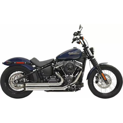 PartzBiz HD: 3444009-Bassani Pro-Street Chrome Turn Out Ends Full Exhaust System Pipes Harley Softail PartzBiz HD: 3444009-Bassani Pro-Street Chrome Turn Out Ends Full Exhaust System Pipes Harley Softail