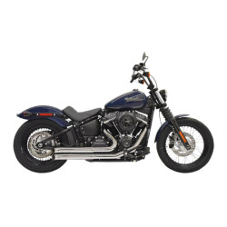 PartzBiz HD 1S35D - Bassani Chrome Pro Street Turnout Exhaust Step Pipes Headers Harley Softail M8 PartzBiz HD 1S35D - Bassani Chrome Pro Street Turnout Exhaust Step Pipes Headers Harley Softail M8