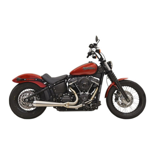 PartzBiz HD: 3444149-Bassani Stainless Road Rage 3 2-1 Exhaust Header Pipes System Harley Softail M8