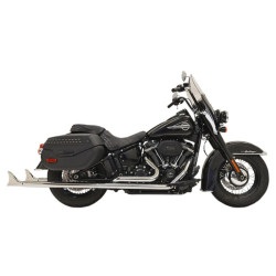 PartzBiz HD 1S96E-36 - Bassani Chrome True Dual Exhaust 36” 2.25” Fishtail Harley Softail 18+ Baffles PartzBiz HD 1S96E-36 - Bassani Chrome True Dual Exhaust 36” 2.25” Fishtail Harley Softail 18+ Baffles