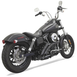 PartzBiz HD 1SD2FBB - Bassani Black Radial Sweepers Exhaust Pipes Holes Heatshields Harley Softail FXD PartzBiz HD 1SD2FBB - Bassani Black Radial Sweepers Exhaust Pipes Holes Heatshields Harley Softail FXD