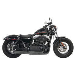 PartzBiz HD 1X22RB - Black Bassani Mega Power 2 into 1 Road Rage II Exhaust Pipe Short Sportster XL PartzBiz HD 1X22RB - Black Bassani Mega Power 2 into 1 Road Rage II Exhaust Pipe Short Sportster XL