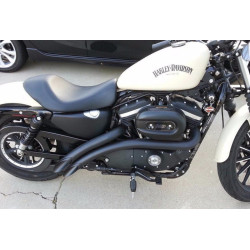 PartzBiz HD 1X2FB - Bassani Black Radial Sweepers Full Exhaust Pipe System Harley Sportster XL 14-20 PartzBiz HD 1X2FB - Bassani Black Radial Sweepers Full Exhaust Pipe System Harley Sportster XL 14-20