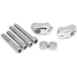 PartzBiz HD 2020-0347 - Chrome Front Turn Signal Relocation Kit Harley 39mm 49mm Sportster FXR FXD Dyna PartzBiz HD 2020-0347 - Chrome Front Turn Signal Relocation Kit Harley 39mm 49mm Sportster FXR FXD Dyna
