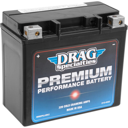 PartzBiz HD: 3450919-Drag Specialties Premium Performance 320 CCA 20H แบตเตอรี่ Harley Softail FXR XL PartzBiz HD: 3450919-Drag Specialties Premium Performance 320 CCA 20H แบตเตอรี่ Harley Softail FXR XL