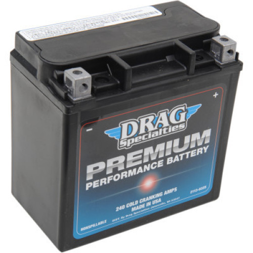 PartzBiz HD: 3450546-Drag Premium Performance AGM 240 CCA GYZ16HL OE แบตเตอรี่ Harley Sportster XL 04+ PartzBiz HD: 3450546-Drag Premium Performance AGM 240 CCA GYZ16HL OE แบตเตอรี่ Harley Sportster XL 04+