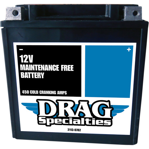 PartzBiz HD: 3461127-Drag AGM Absorbed Glass Mat Acid Battery Harley Touring Bagger Dresser 1997-2020 PartzBiz HD: 3461127-Drag AGM Absorbed Glass Mat Acid Battery Harley Touring Bagger Dresser 1997-2020