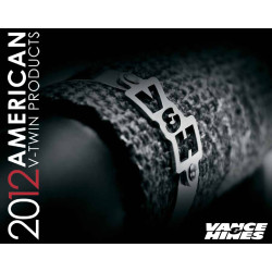 PartzBiz HD 21897 - Vance & Hines Twin Slash Fishtail 3” Slip On Mufflers Upgrade Competition Baffle