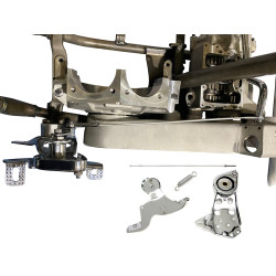 PartzBiz HD 22-0720 - V-Twin Rocker Clutch Kit Chrome Offset Aluminum HeelToe Shift Trans Harley 36-84 PartzBiz HD 22-0720 - V-Twin Rocker Clutch Kit Chrome Offset Aluminum HeelToe Shift Trans Harley 36-84