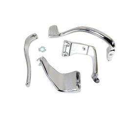 PartzBiz HD 22-0956 - V-Twin Chrome Further Forward Mid Control Kit Foot Pegs Harley Dyna FXD 06-17 PartzBiz HD 22-0956 - V-Twin Chrome Further Forward Mid Control Kit Foot Pegs Harley Dyna FXD 06-17
