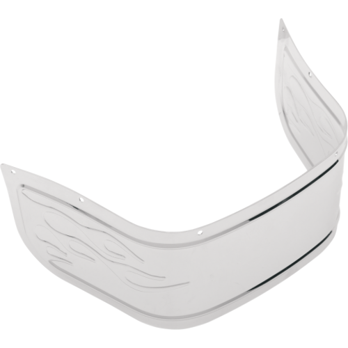 PartzBiz HD: 3448513-Chrome Replacement Flamed Fender Skirt Tip Harley Softail Touring Electra Glide PartzBiz HD: 3448513-Chrome Replacement Flamed Fender Skirt Tip Harley Softail Touring Electra Glide