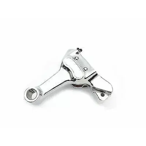 PartzBiz HD: 3476818-Chrome 4 Piston Rear Brake Caliper 1” Axel Hole Assembled Dyna Harley 06-07