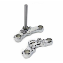 PartzBiz HD 24-1037 - Chrome 39MM Triple Trees Tree Set Kit 2010-2020 Harley Sportster Forty Eight 48 PartzBiz HD 24-1037 - Chrome 39MM Triple Trees Tree Set Kit 2010-2020 Harley Sportster Forty Eight 48