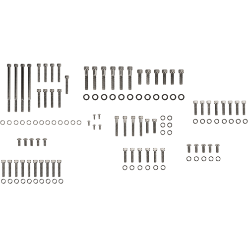 PartzBiz HD: 3488149-Drag Engine Case Socket Bolt Kit Black Knurled Harley Softail Dyna 07-17 PartzBiz HD: 3488149-Drag Engine Case Socket Bolt Kit Black Knurled Harley Softail Dyna 07-17