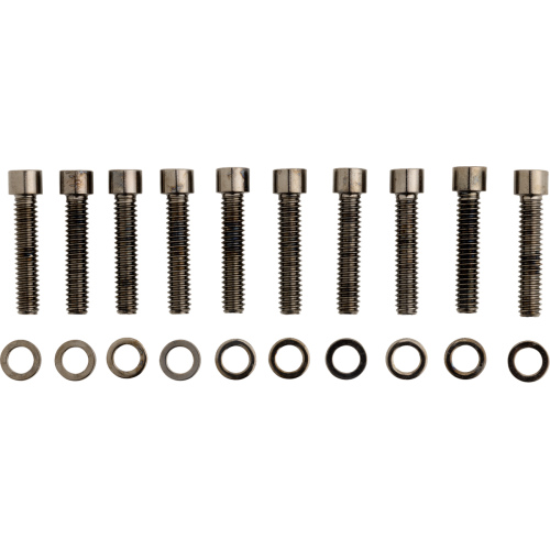 PartzBiz HD: 3488188-Drag Camshaft Cover Socket Bolt Kit Black Smooth Harley Big Twin Cam 99-17 PartzBiz HD: 3488188-Drag Camshaft Cover Socket Bolt Kit Black Smooth Harley Big Twin Cam 99-17