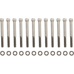 PartzBiz HD 2401-0972 - Drag M-Eight M8 Crankcase Socket Bolt Kit Chrome Knurled Harley Touring 2017+ PartzBiz HD 2401-0972 - Drag M-Eight M8 Crankcase Socket Bolt Kit Chrome Knurled Harley Touring 2017+