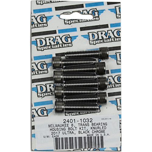 PartzBiz HD: 3487883-Drag M8 Transmission Bearing Socket Bolt Kit Black Smooth Harley 17+ FL FX FS PartzBiz HD: 3487883-Drag M8 Transmission Bearing Socket Bolt Kit Black Smooth Harley 17+ FL FX FS
