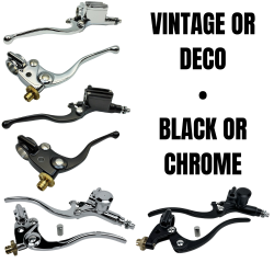 PartzBiz HD 26-1013 - Black Handlebar Controls Master Cylinder Clutch Lever Kit Harley Chopper Bobber PartzBiz HD 26-1013 - Black Handlebar Controls Master Cylinder Clutch Lever Kit Harley Chopper Bobber