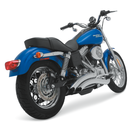 PartzBiz HD: 3454420-Vance & Hines Chrome Big Radius Exhaust Drag Header Pipes Harley Dyna 1991-2005 PartzBiz HD: 3454420-Vance & Hines Chrome Big Radius Exhaust Drag Header Pipes Harley Dyna 1991-2005