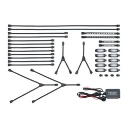 PartzBiz HD 2803 - Kuryakyn Prism+ Pro Kit LED L.E.D. Kit Bluetooth Controller Light Changing 12V PartzBiz HD 2803 - Kuryakyn Prism+ Pro Kit LED L.E.D. Kit Bluetooth Controller Light Changing 12V