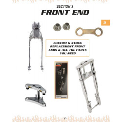 PartzBiz HD 29-79 - Ultima 5 Degree Raked Chrome Billet Triple Trees Harley Softail 41MM Front End PartzBiz HD 29-79 - Ultima 5 Degree Raked Chrome Billet Triple Trees Harley Softail 41MM Front End