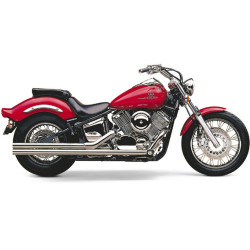 PartzBiz HD 2967 - Cobra Chrome Lo-Boy Shotgun Exhaust Pipes Headers 1999-2009 Yamaha V-Star 1100 PartzBiz HD 2967 - Cobra Chrome Lo-Boy Shotgun Exhaust Pipes Headers 1999-2009 Yamaha V-Star 1100