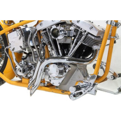 PartzBiz HD 30-0721 - 1 3/4” LAF L.A.F Chrome Y Down Draft Drag Pipes Exhaust 71-84 Harley Shovelhead PartzBiz HD 30-0721 - 1 3/4” LAF L.A.F Chrome Y Down Draft Drag Pipes Exhaust 71-84 Harley Shovelhead