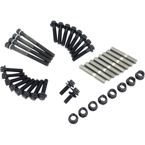 PartzBiz HD: 3487080-Feuling 12 Point Internal Bolt Fastener Kit SAE Steel Harley 2017+ M-Eight M8 PartzBiz HD: 3487080-Feuling 12 Point Internal Bolt Fastener Kit SAE Steel Harley 2017+ M-Eight M8