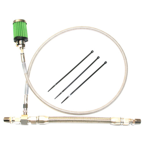 PartzBiz HD: 3486782-Feuling Oil Tank Breather Kit Stainless Harley Touring Twin Cam Bagger 02-06 PartzBiz HD: 3486782-Feuling Oil Tank Breather Kit Stainless Harley Touring Twin Cam Bagger 02-06