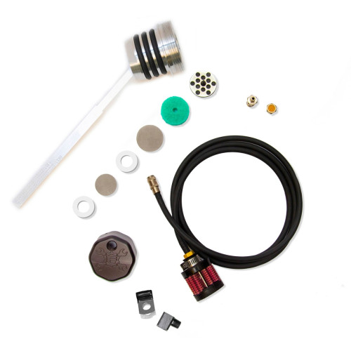 PartzBiz HD: 3482600-Feuling Oil Black Cap Vented ถังน้ำมัน Dipstick Kit 1999-2005 Harley Dyna