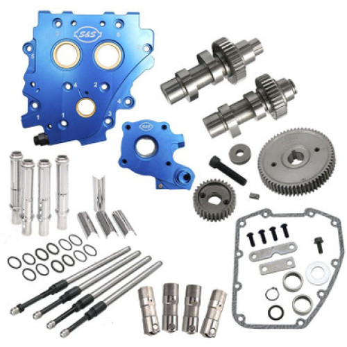 PartzBiz HD: 3460111-S&S 510G Gear Drive Camshaft Cam Chest Plate Oil Pushrods Kit Harley 06-17 .510 PartzBiz HD: 3460111-S&S 510G Gear Drive Camshaft Cam Chest Plate Oil Pushrods Kit Harley 06-17 .510