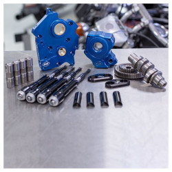 PartzBiz HD 310-1009 - S&S M8 Cam Plate Oil Pump Kit Package Black 465G Gear Harley Touring Softail W PartzBiz HD 310-1009 - S&S M8 Cam Plate Oil Pump Kit Package Black 465G Gear Harley Touring Softail W